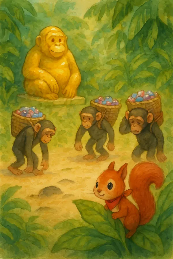 Nussi und der goldene Affe