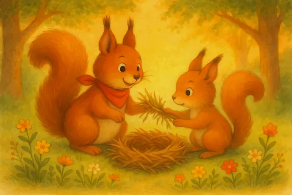 Die Abenteuer von Eichhörnchen Nussi