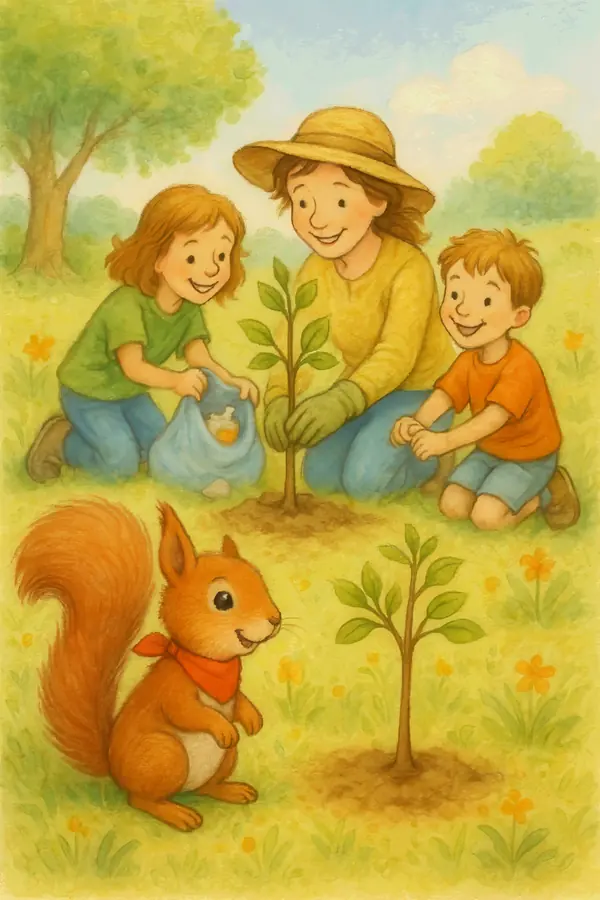 Nussi und die Menschen