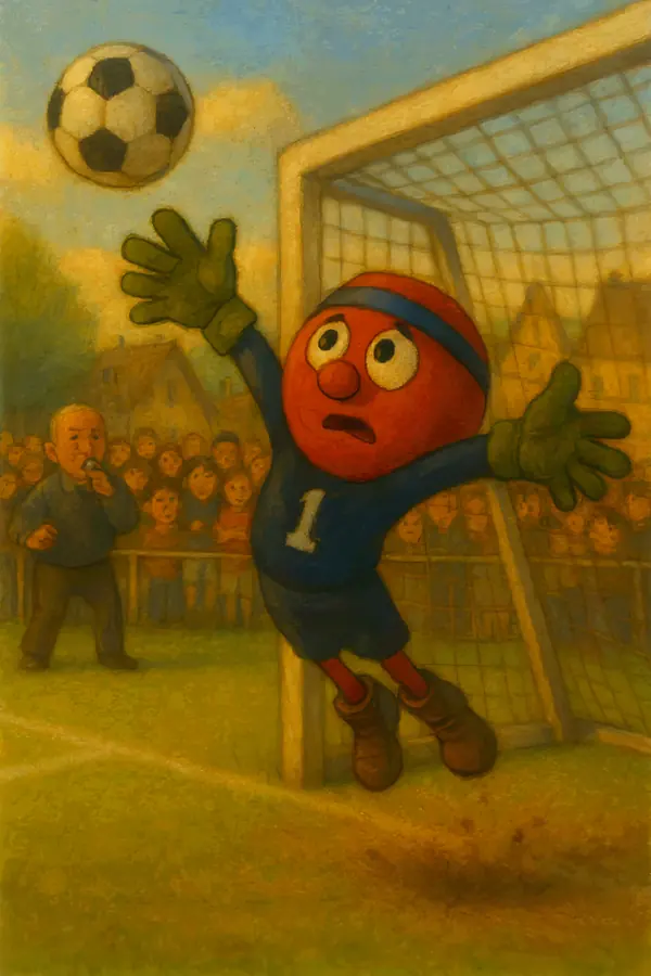 Kugelrugeli, der Torwart